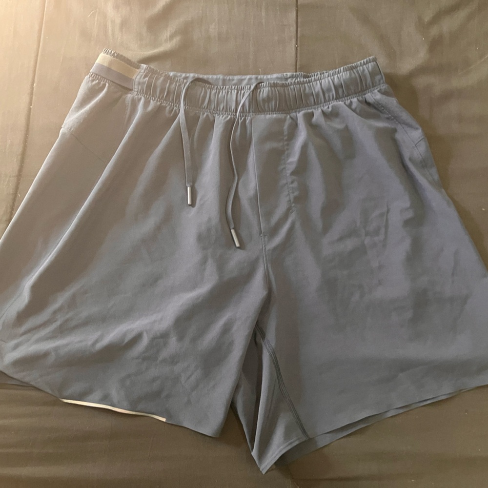 Men's Dark Blue Athletic Shorts